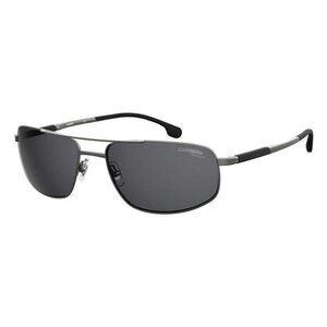 New CARRERA Grey Rectangle 8036/S R80M9 Sunglasses Women